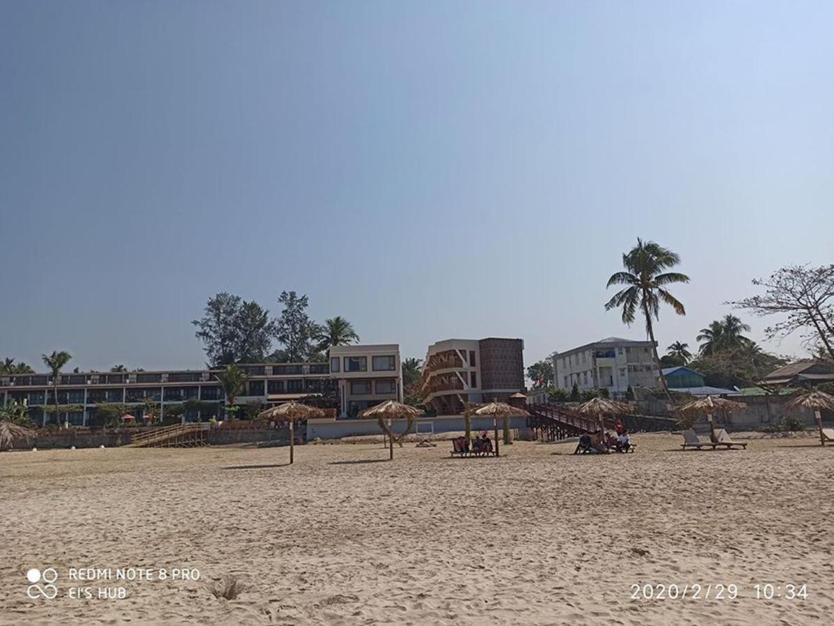Ngapali Win Hotel Bagian luar foto